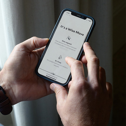 Create a delivery request online