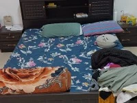 Double bed queen size, Shoe box, TV unit, Refrigerator, Washing machin...