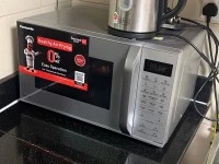 1 refrigerator, 1 microwave, 1 TV, 3 sofas, 1 bed, 1 mirror with drawe...