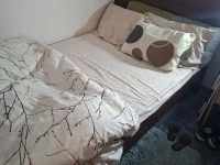 01 double bed, 01office table, 03 Book cupboards, 01 single  bed, 03 s...