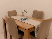 Small Dinning Table with 4 Chairs