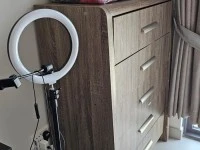 Queen bed, Computer desk, Nightstands 2 units, dresser