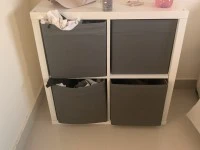 L shape sofa, Coffee Table, 2 x Side tables, Storage unit, Desk & chai...