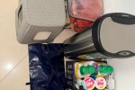 Large Poof X 3, Steam Iron, Electric Steamer, Large Bin, Laundry baske...