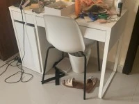 L shape sofa, Coffee Table, 2 x Side tables, Storage unit, Desk & chai...